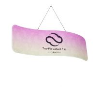 Cloud 3.0 - 2D Serpentine Hanging Sign Graphic