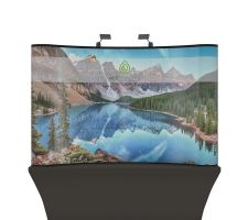 Aspen - 8'w x 5'h Curved - Laminated PET Graphic