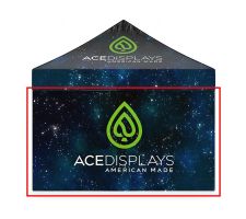Four Seasons Event Tent - 10'w Full Wall Printed Outside - Replacement Fabric Graphic
