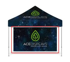 Four Seasons Event Tent - 10'w Full Wall Printed Inside - Replacement Fabric Graphic
