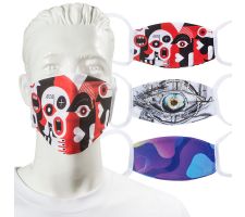 Face Mask - Economy Double Layer Dye-Sub Stretch Fabric Graphic