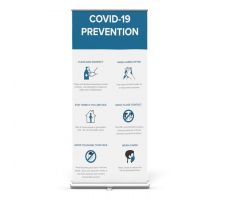 Fast Roll Retractable Banner Stand (COVID-19)