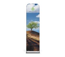 Tru-Fit Banner Stand - 24"w - Dye-Sub Stretch Fabric Graphic