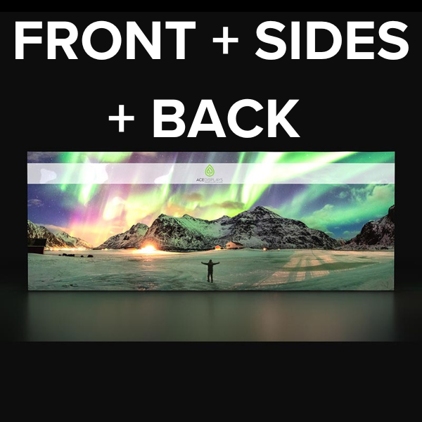 This graphic option provides full wraparound coverage for maximum visual impact. image