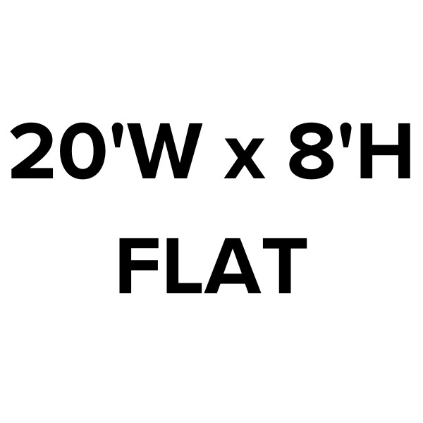 20'w x 8'h Flat image
